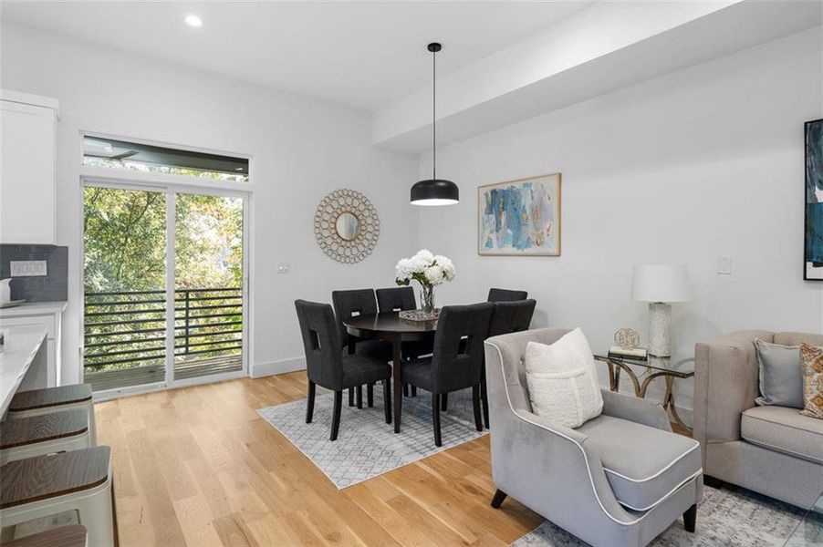 Furnished interior view inside a new home in , Atlanta (Image 39). Furnished interior view inside a new home in , Atlanta (Image 39).