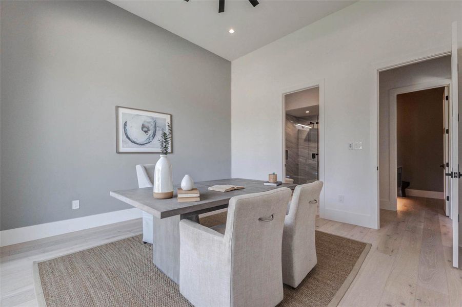 Furnished interior view inside a new home in , Houston (Image 31).