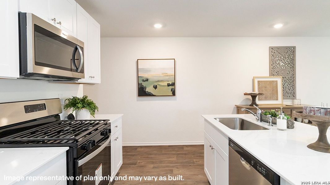 Furnished interior view inside a new home in Redbird Ranch, San Antonio (Image 13).