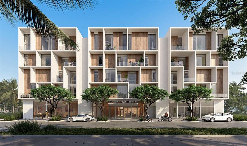 Front exterior of a new home in , Sarasota, FL, highlighting curb appeal (Image 6).