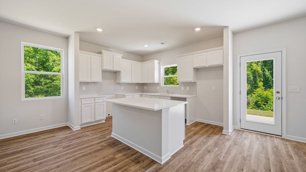 Representative furnished interior of a home built from the Hillcrest by D.R. Horton in Shoal Creek, Hampton (Image 5).