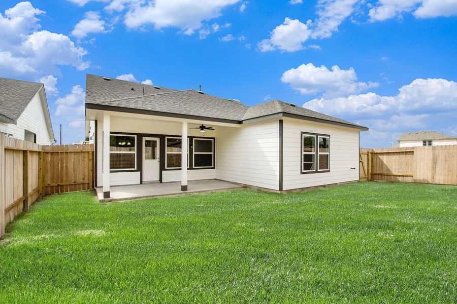 Exterior details and patio area of a home in , Bay City (Image 3). Exterior details and patio area of a home in , Bay City (Image 3).