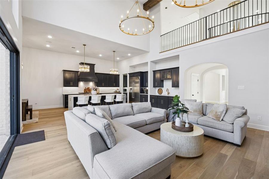 Furnished interior view inside a new home in , Flower Mound (Image 24).