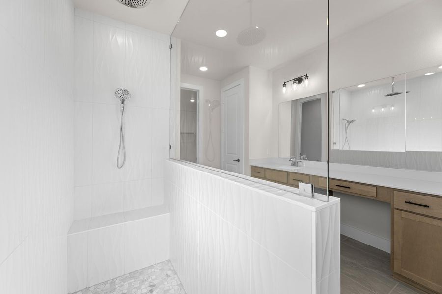 Furnished interior view inside a new home in Inspiration Collection 60 at Painted Tree, McKinney (Image 10). Furnished interior view inside a new home in Inspiration Collection 60 at Painted Tree, McKinney (Image 10).