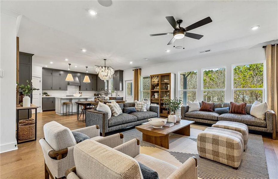 Furnished interior view inside a new home in Creekside at Skelton, Jefferson (Image 7).