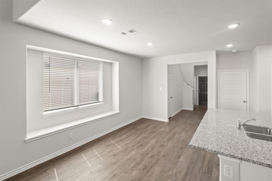 Spacious, unfurnished interior of a new home in Retreat at Fossil Creek, Fort Worth (Image 11). Spacious, unfurnished interior of a new home in Retreat at Fossil Creek, Fort Worth (Image 11).