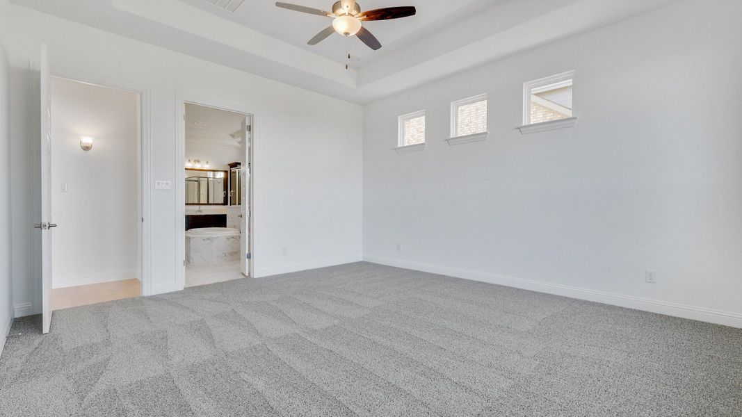 Representative furnished interior of a home built from the Stanford by DRB Homes in Brookewater, Rosenberg (Image 11).