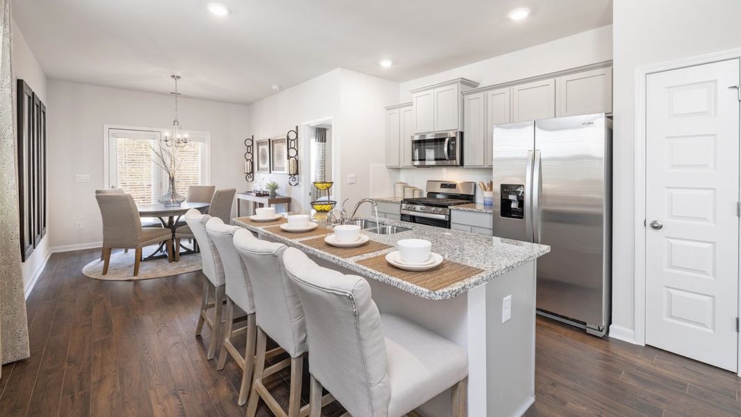 Representative furnished interior of a home built from the Burke by D.R. Horton in Estates at Deer Hollow, Grovetown (Image 6).