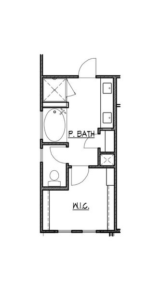2D floor plan layout for the 2512 by Texas Homes in The Woodlands, Mico, TX (Image 12).