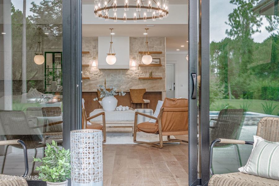 Furnished interior view inside a new home in , St. Augustine (Image 9).