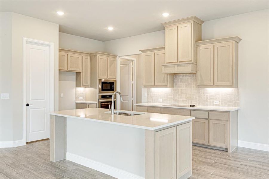Furnished interior view inside a new home in Sunrise at Garden Valley, Waxahachie (Image 8).
