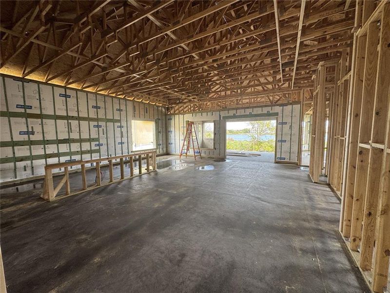 In-progress construction of a new home in , Palm Coast, FL (Image 12). In-progress construction of a new home in , Palm Coast, FL (Image 12).