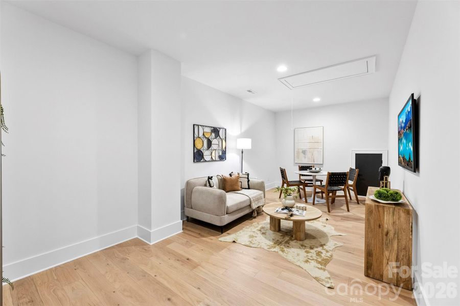 Furnished interior view inside a new home in , Charlotte (Image 30).