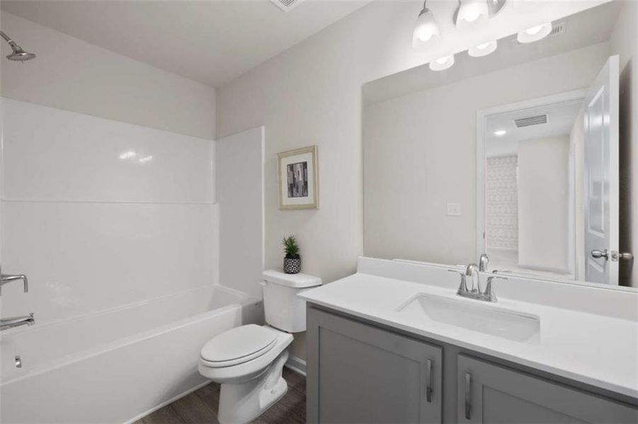 Furnished interior view inside a new home in Walden Park - The Retreat, Jonesboro (Image 33).