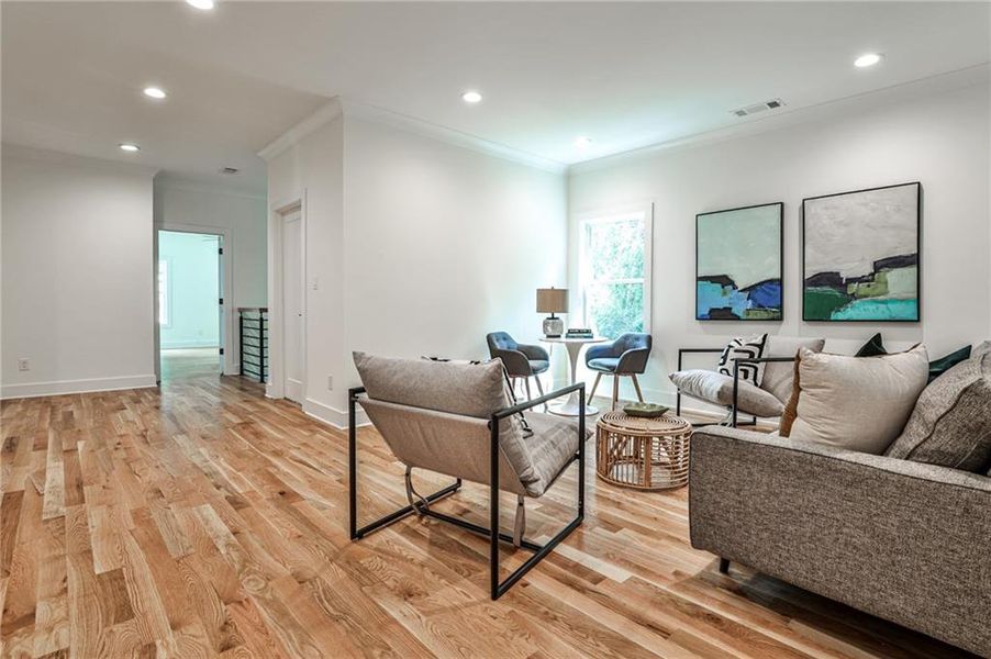 Furnished interior view inside a new home in , Decatur (Image 12).