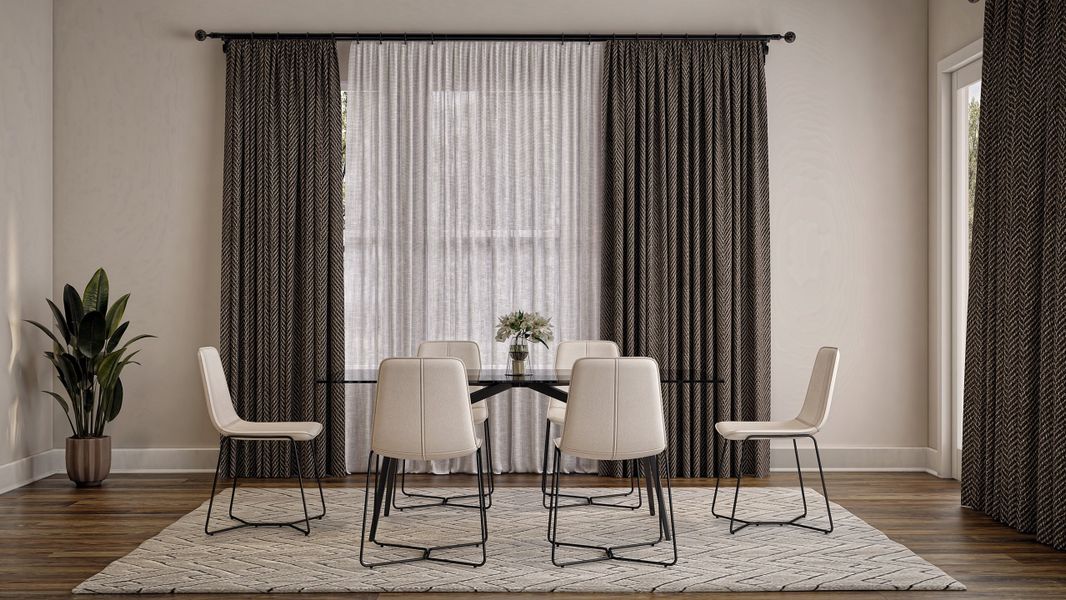 Representative furnished interior of a home built from the Madrid Lll by Beazer Homes in Cibolo Crossing, Universal City (Image 6). Representative furnished interior of a home built from the Madrid Lll by Beazer Homes in Cibolo Crossing, Universal City (Image 6).