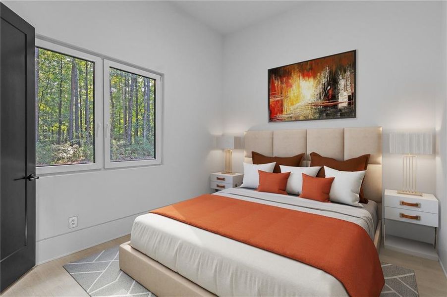 Furnished interior view inside a new home in , Winder (Image 19).