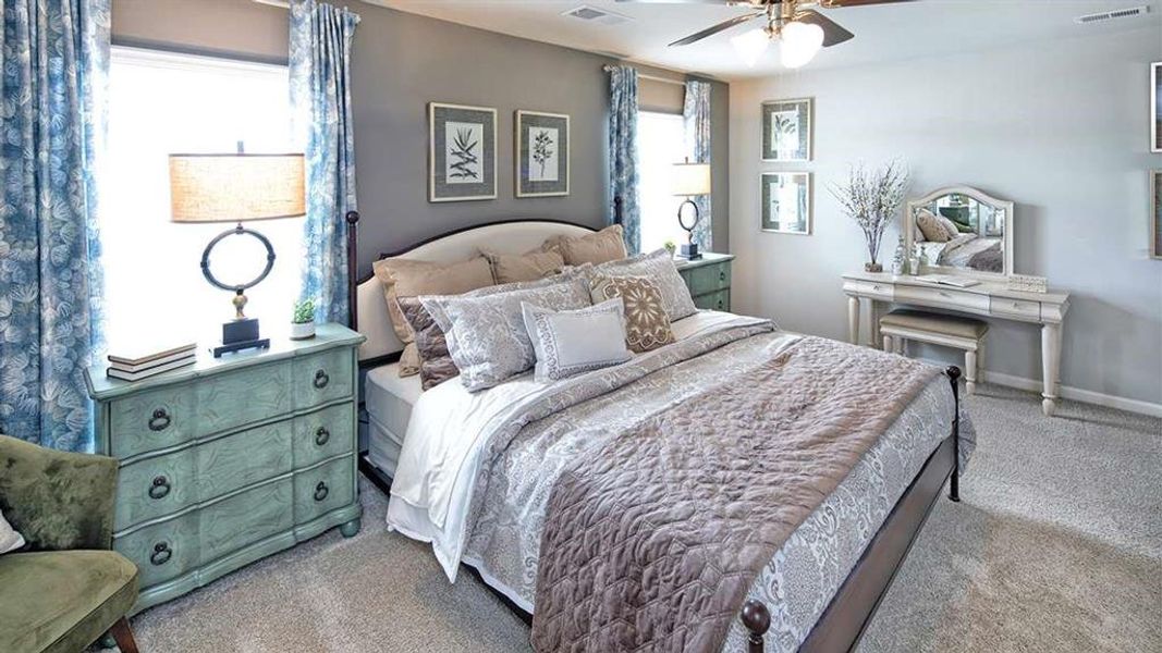 Furnished interior view inside a new home in Shoal Creek, Hampton (Image 4).