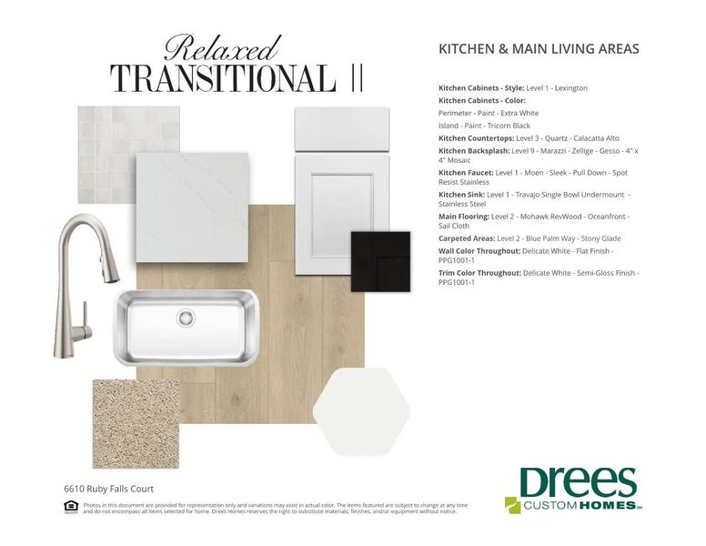 Presley III E Selection sheet