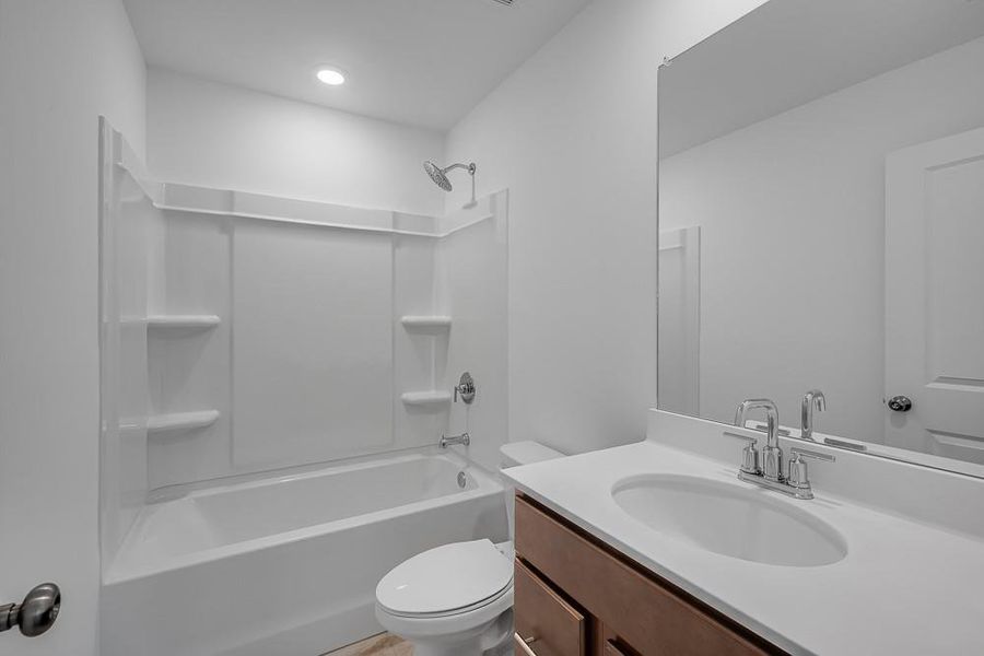 Furnished interior view inside a new home in Hampton Trace, Marietta (Image 13).