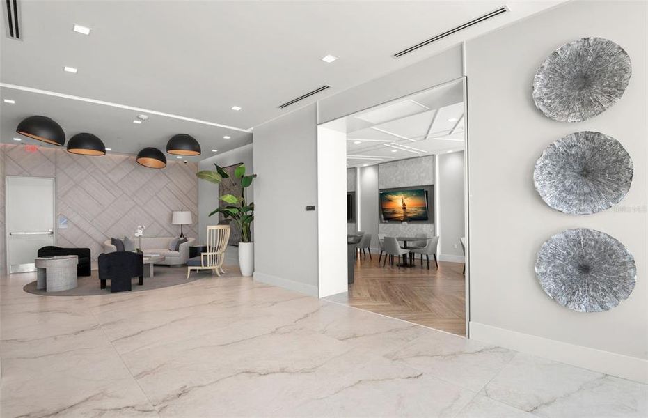 Furnished interior view inside a new home in , St. Petersburg (Image 26).