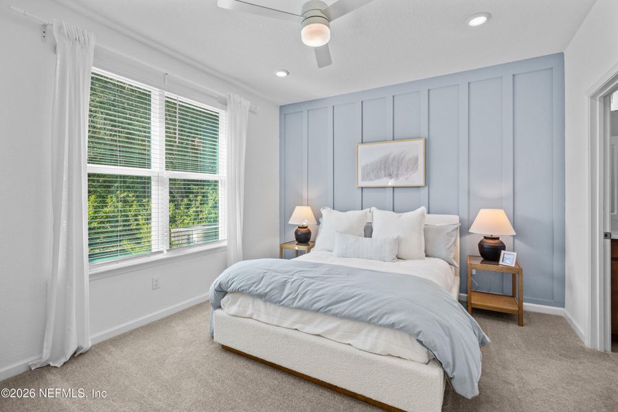 Furnished interior view inside a new home in , Palm Coast (Image 16).
