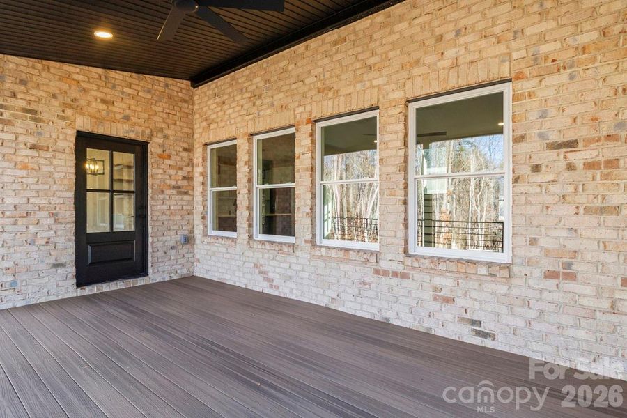 Exterior details and patio area of a home in , Lincolnton (Image 26).