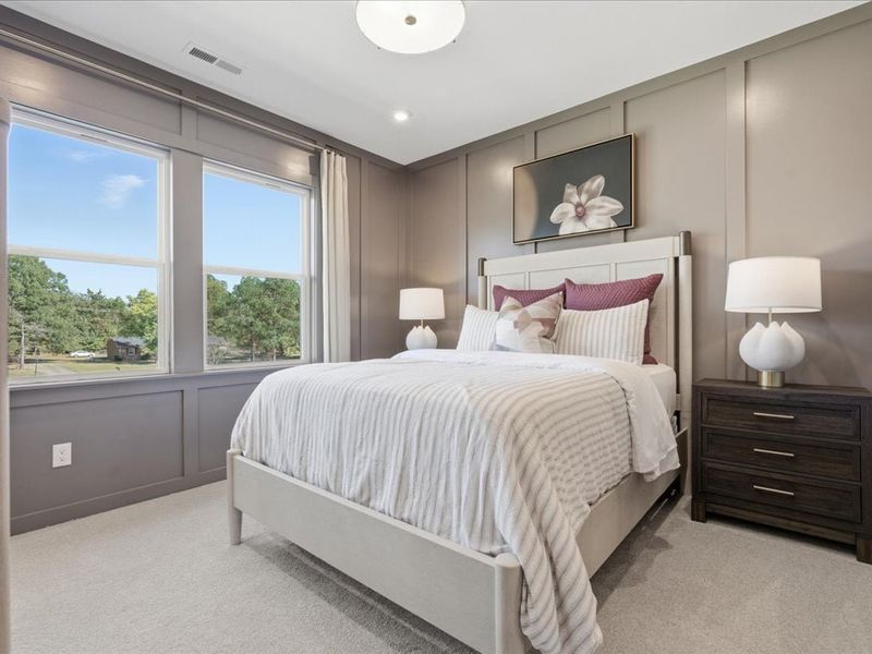 Representative furnished interior of a home built from the Bellamy by Tri Pointe Homes in Bellflower, Charlotte (Image 22).