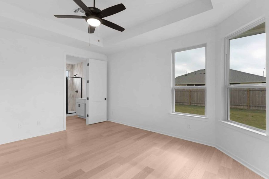 Spacious, unfurnished interior of a new home in Carillon, Manor (Image 14).