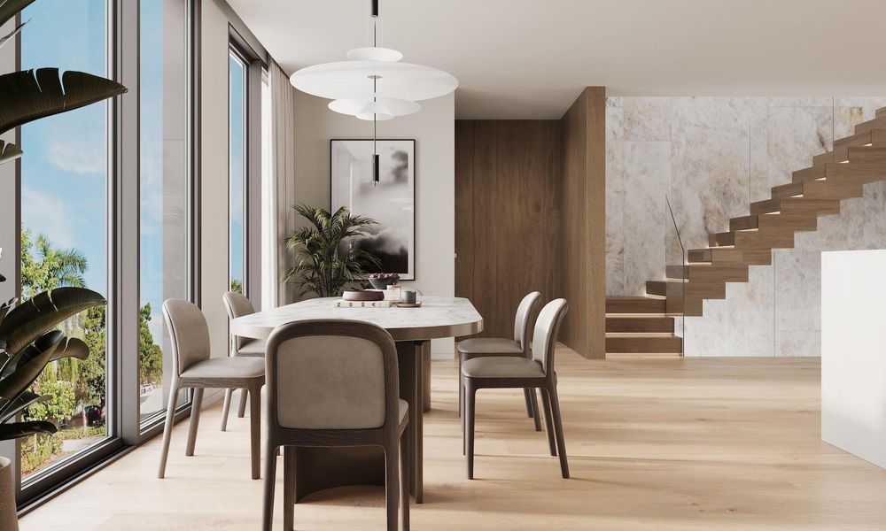 Furnished interior view inside a new home in , Fort Lauderdale (Image 30).