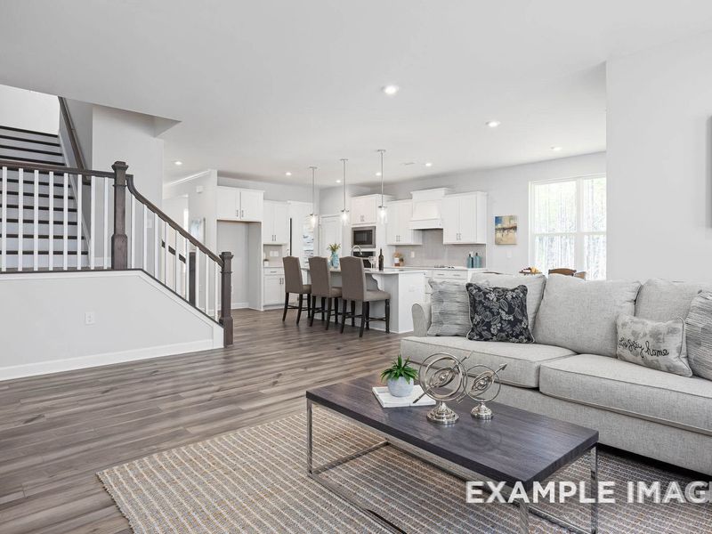 Representative furnished interior of a home built from the The Ash by Davidson Homes LLC in Retreat at North Main, Lillington (Image 15).