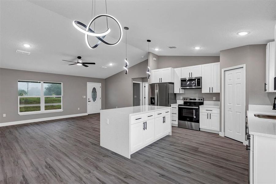 Furnished interior view inside a new home in , Ocala (Image 8).