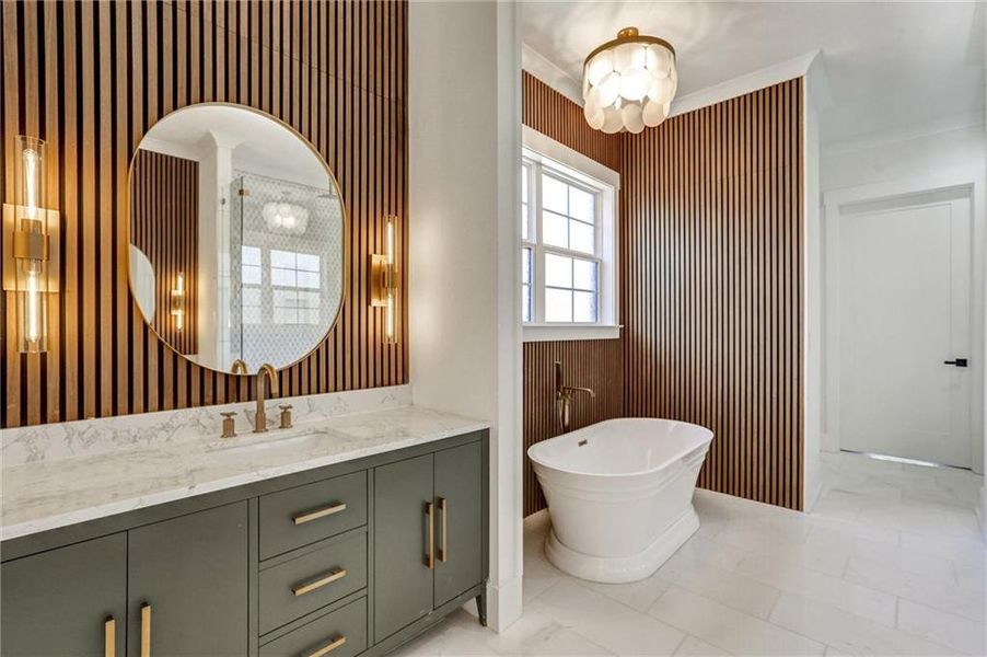 Furnished interior view inside a new home in , Gainesville (Image 9).