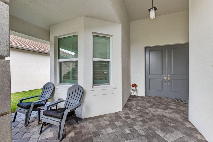 Exterior details and patio area of a home in , Port St. Lucie (Image 25).