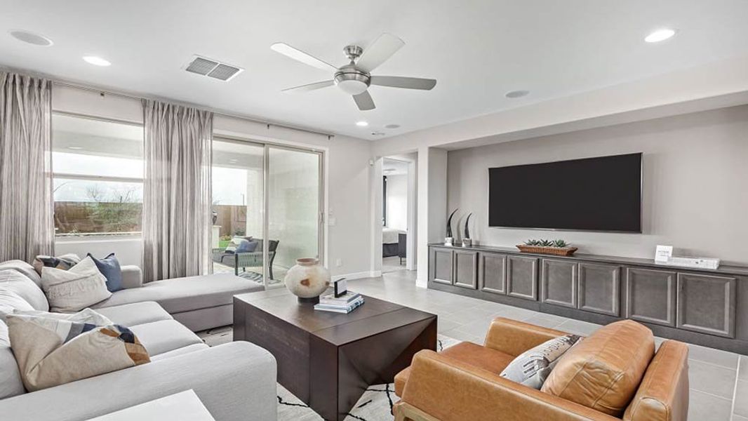 Representative furnished interior of a home built from the Hudson by Taylor Morrison in Paradisi Encore Collection, Surprise (Image 11). Representative furnished interior of a home built from the Hudson by Taylor Morrison in Paradisi Encore Collection, Surprise (Image 11).