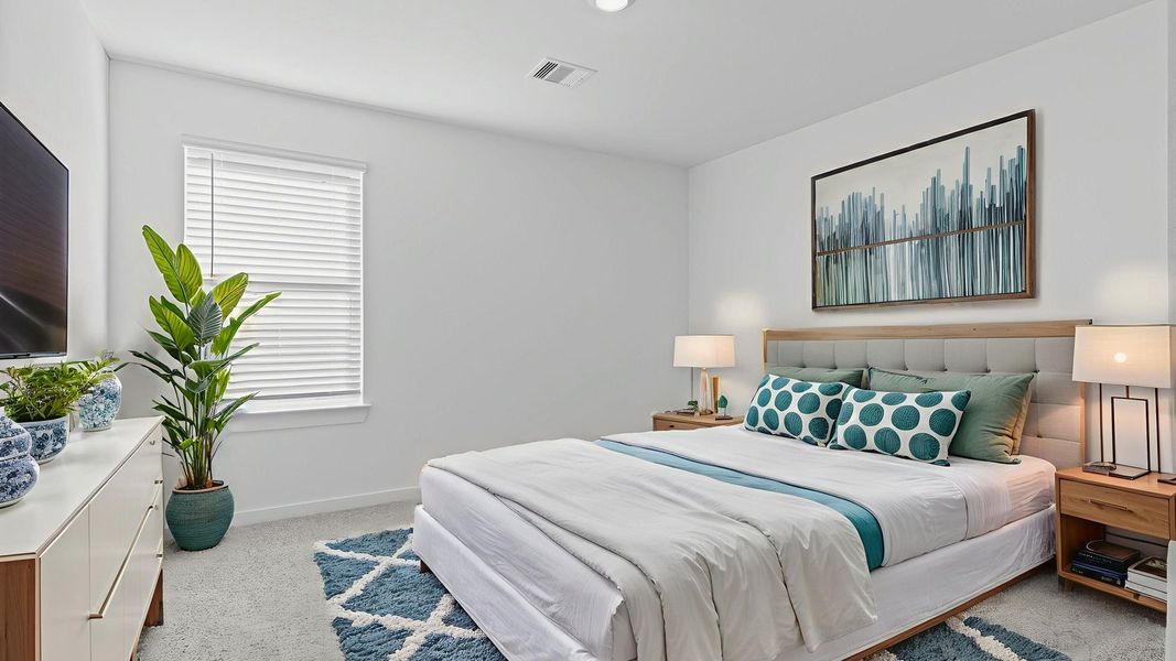 Furnished interior view inside a new home in Evergreen, Rosenberg (Image 19).