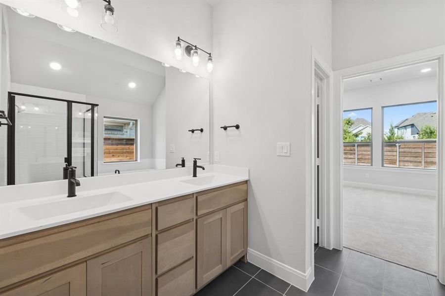 Furnished interior view inside a new home in Solterra - Garden Series, Mesquite (Image 10).