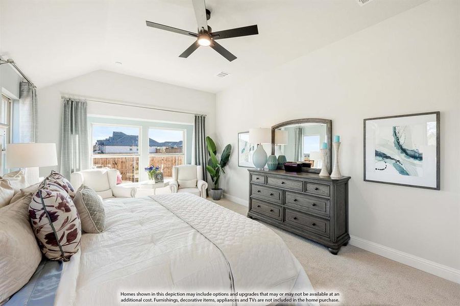 Furnished interior view inside a new home in Willow Wood, McKinney (Image 24).
