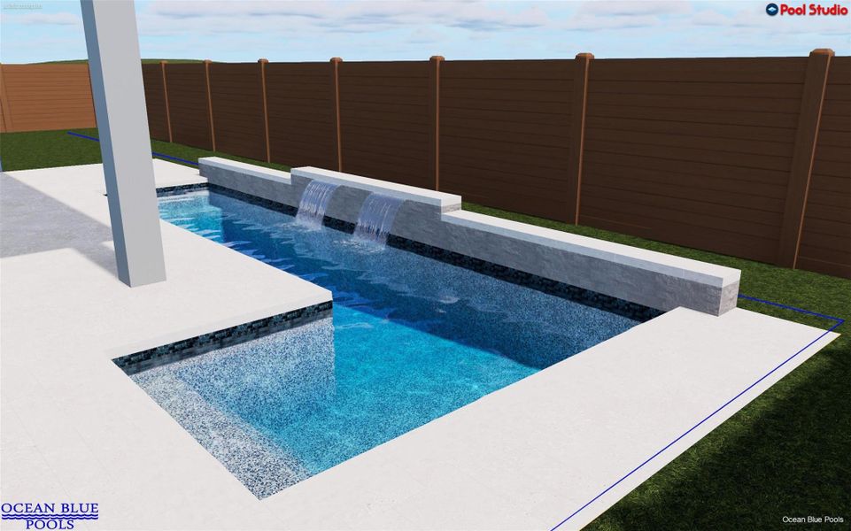 Suggestion for future pool design. (This is a rendering. Pool not included)