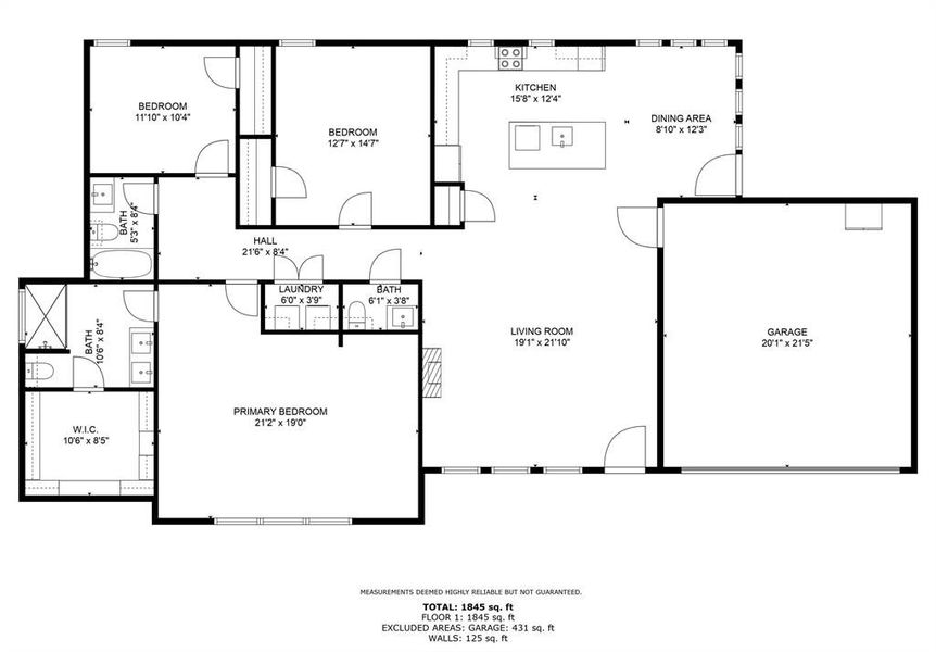 2D floor plan layout of this home in , Tool, TX (Image 3). 2D floor plan layout of this home in , Tool, TX (Image 3).