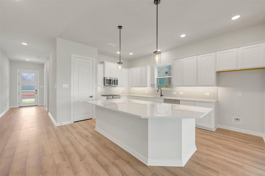 Furnished interior view inside a new home in , League City (Image 9).
