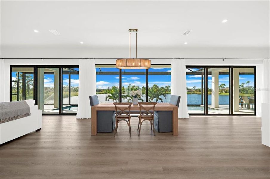 Furnished interior view inside a new home in , Placida (Image 42).