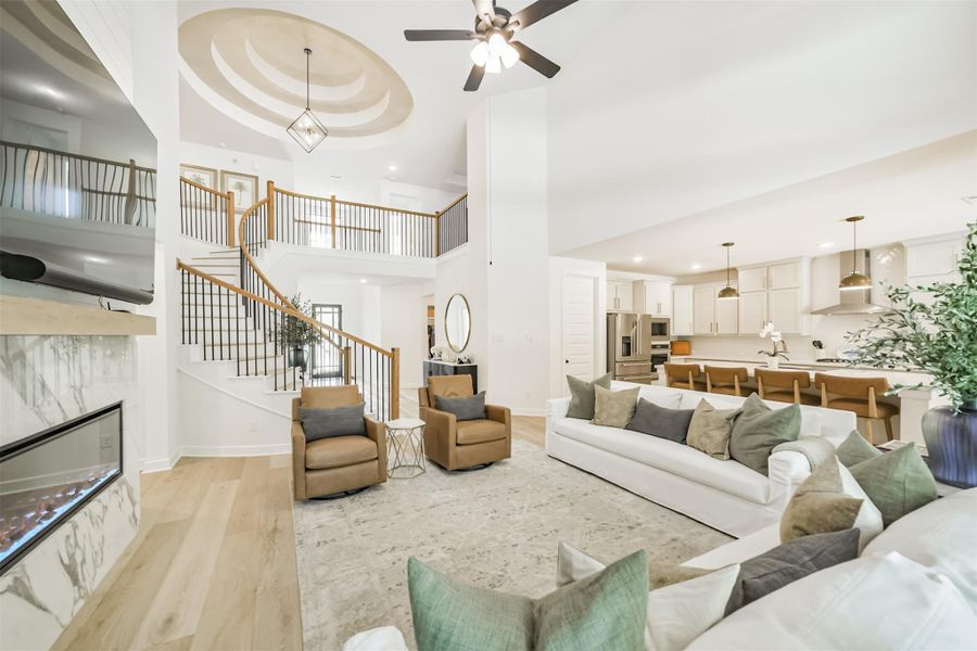 Furnished interior view inside a new home in Woodforest – 60', Montgomery (Image 11).