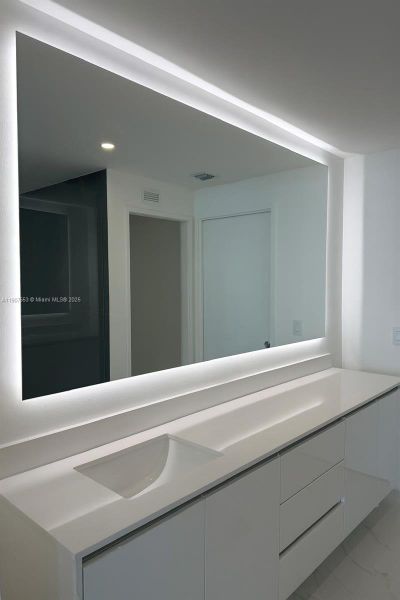 Furnished interior view inside a new home in , Miami (Image 32).