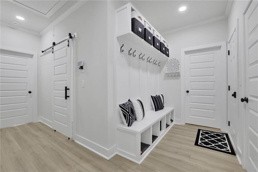 Furnished interior view inside a new home in , Monroe (Image 65).