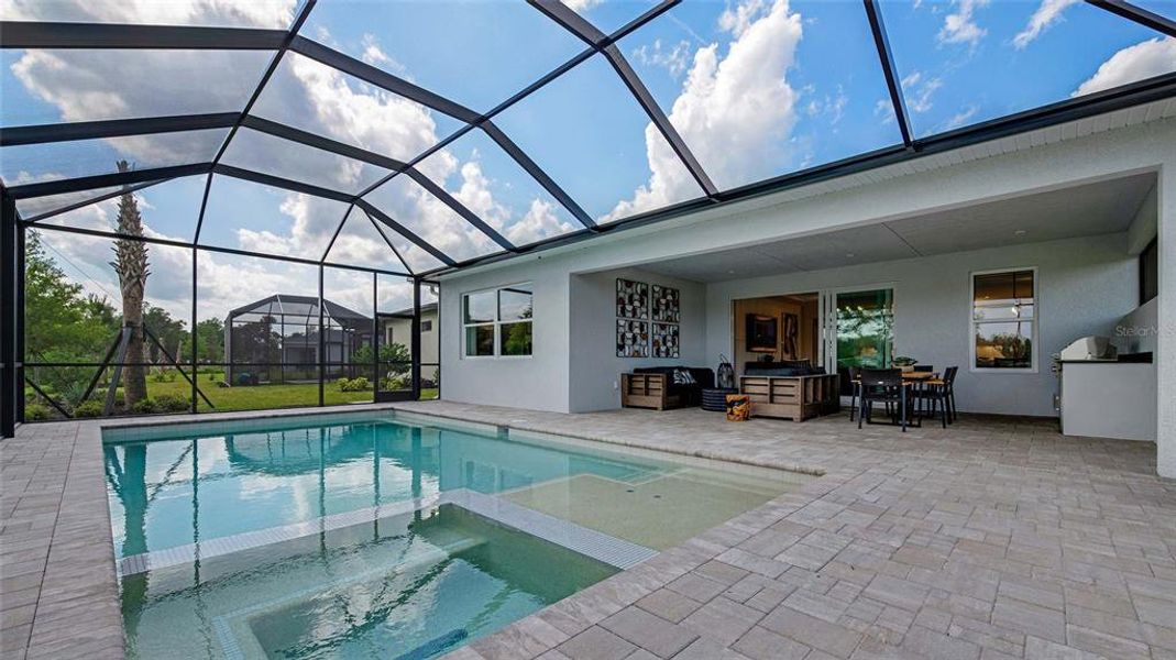 Exterior details and patio area of a home in Cresswind DeLand, Deland (Image 18). Exterior details and patio area of a home in Cresswind DeLand, Deland (Image 18).