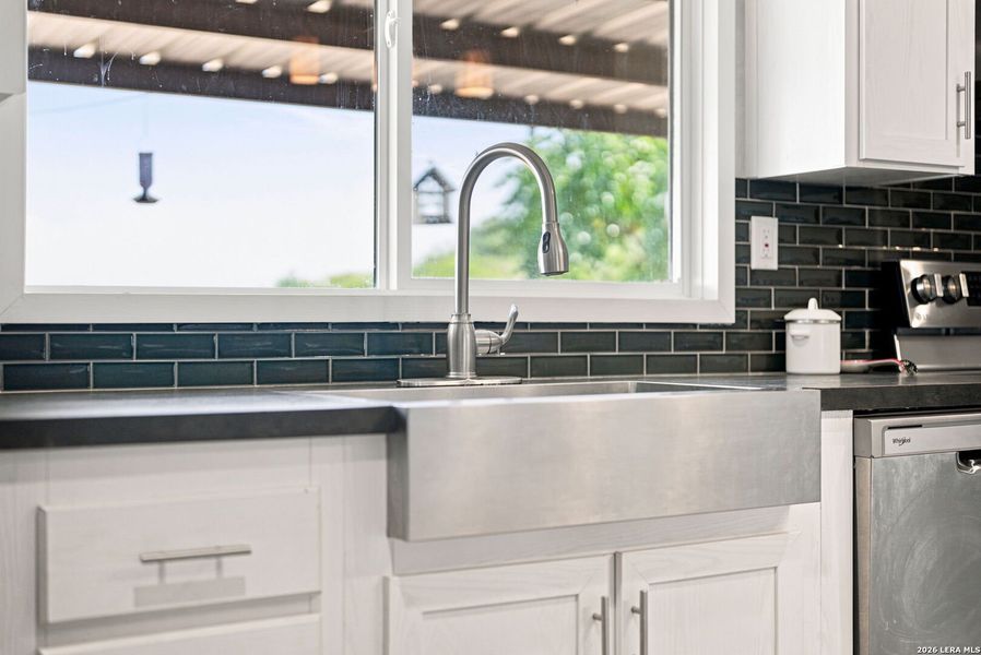 Close-up of interior finishes inside a home in , Devine (Image 19).