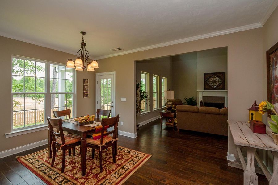 Representative furnished interior of a home built from the Springfield V by Ivey Homes in Windsor, North Augusta (Image 13). Representative furnished interior of a home built from the Springfield V by Ivey Homes in Windsor, North Augusta (Image 13).