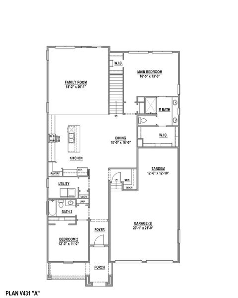 Plan V431 1st Floor Plan V431 1st Floor