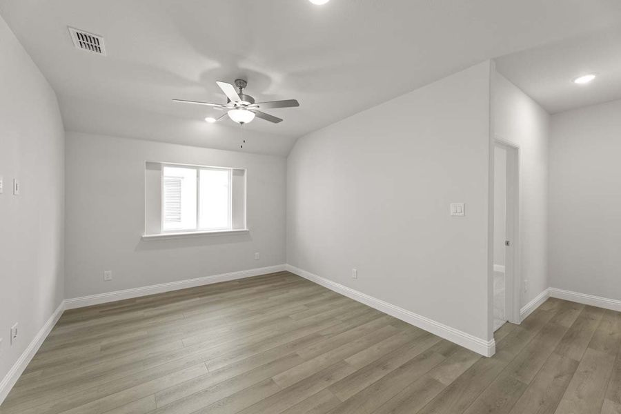 Representative unfurnished interior of a home built from the Addison II by Pacesetter Homes in Leonard Trails, Anna (Image 27).
